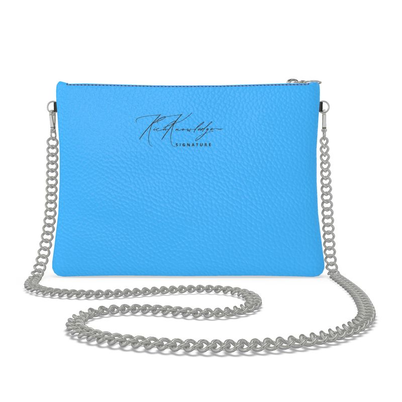 Rich Knowledge Signature Crossbody Bag w/Chain