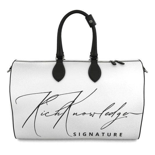 Rich Knowledge Signature Large Duffle Bag