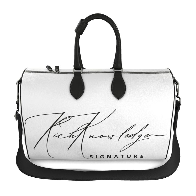 Rich Knowledge Signature Large Duffle Bag