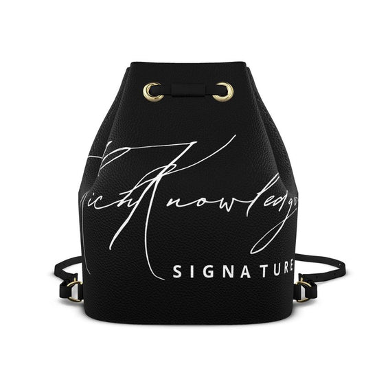 Rich Knowledge Signature Pembridge Bucket Backpack