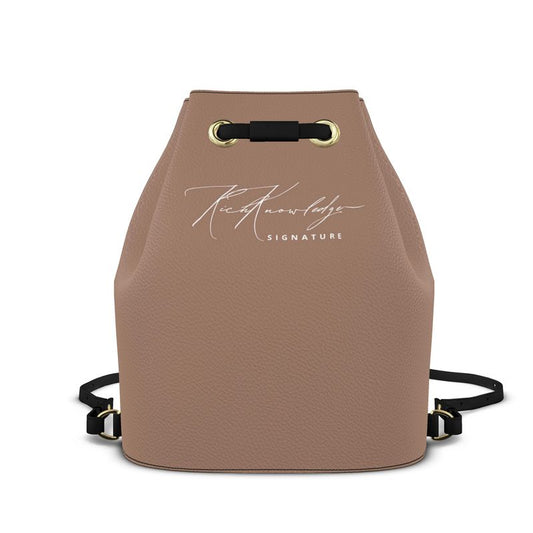 Rich Knowledge Signature Pembridge Bucket Backpack