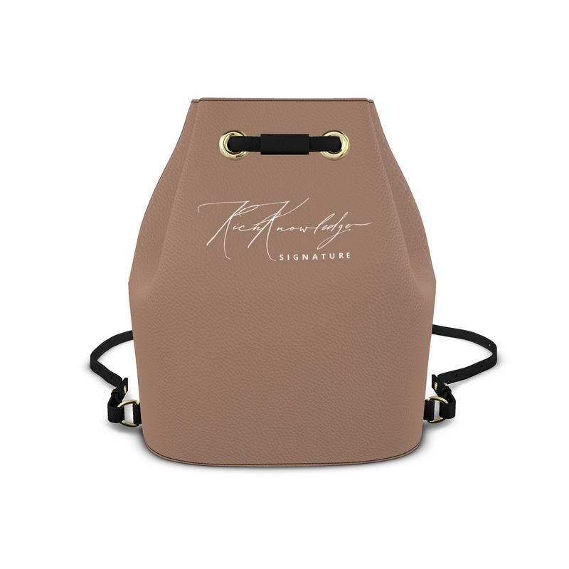 Rich Knowledge Signature Pembridge Bucket Backpack