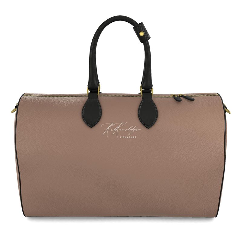 Rich Knowledge Signature Large Duffle Bag