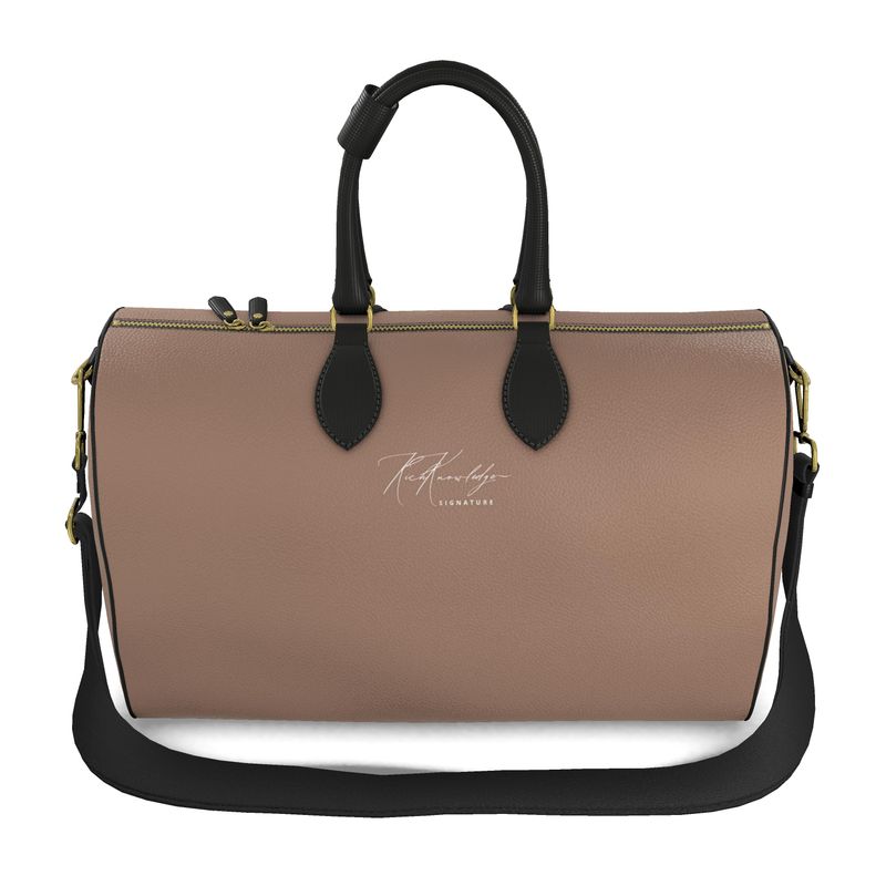 Rich Knowledge Signature Large Duffle Bag