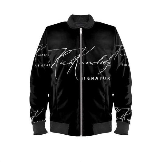 Rich Knowledge Signature Mens Bomber Jacket