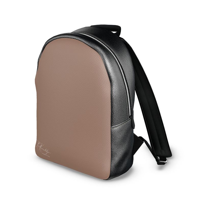 Rich Knowledge Signature Colville Leather Backpack